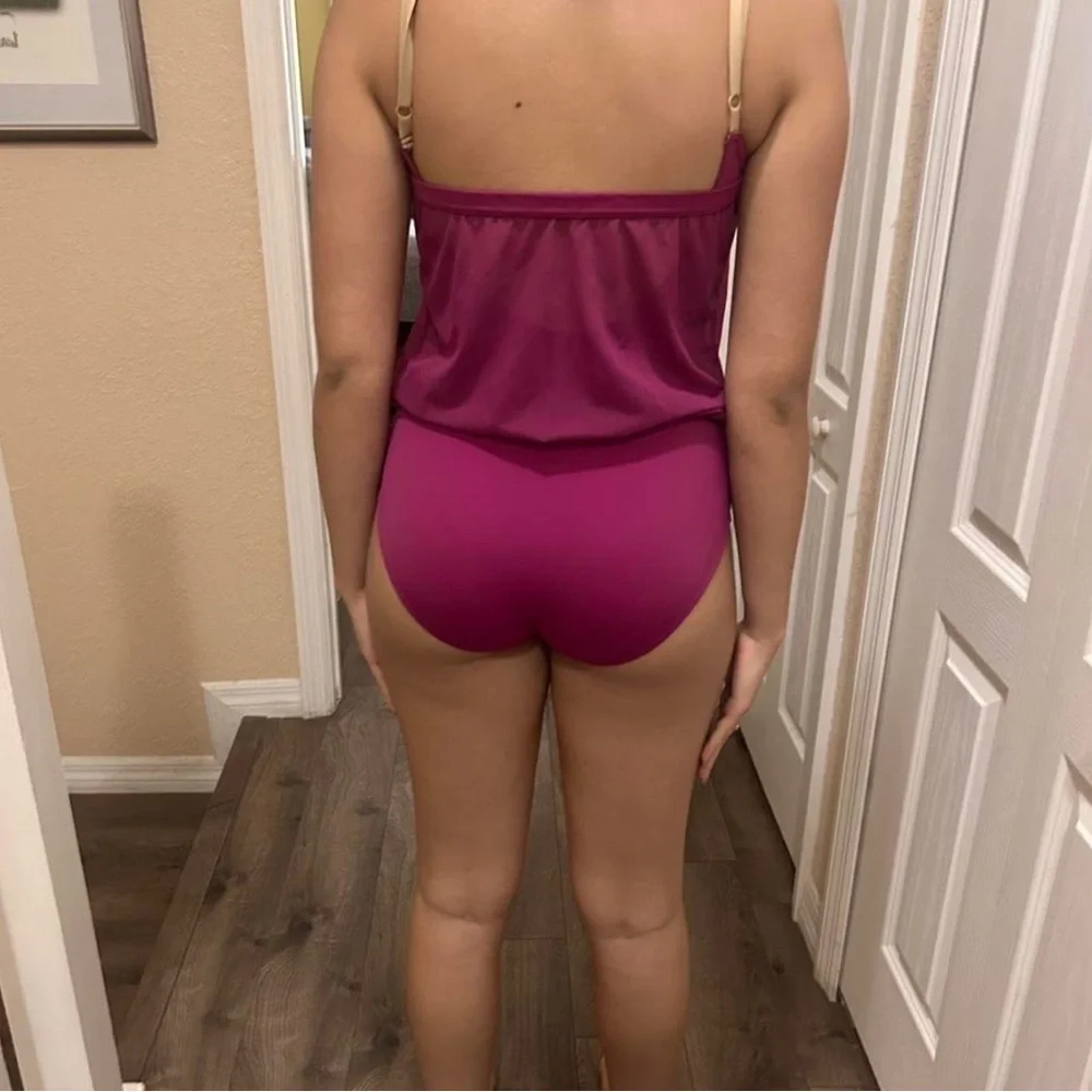 Balera Magenta Dance Leotard - Picture 2 of 3